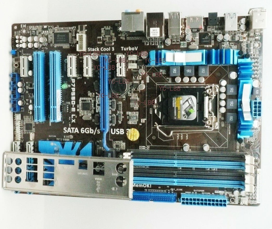 ASUS P7P55D-E LX Intel P55 DDR3 SATA III ATX Intel LGA 1156 Motherboard-