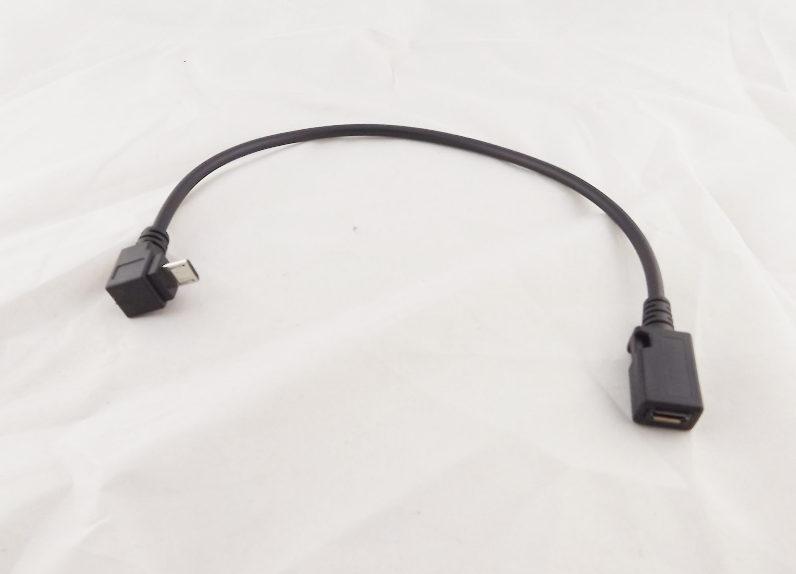 10x Up Direction 90 Degree Angle Micro USB 5 Pin Male To Female Extension Cable