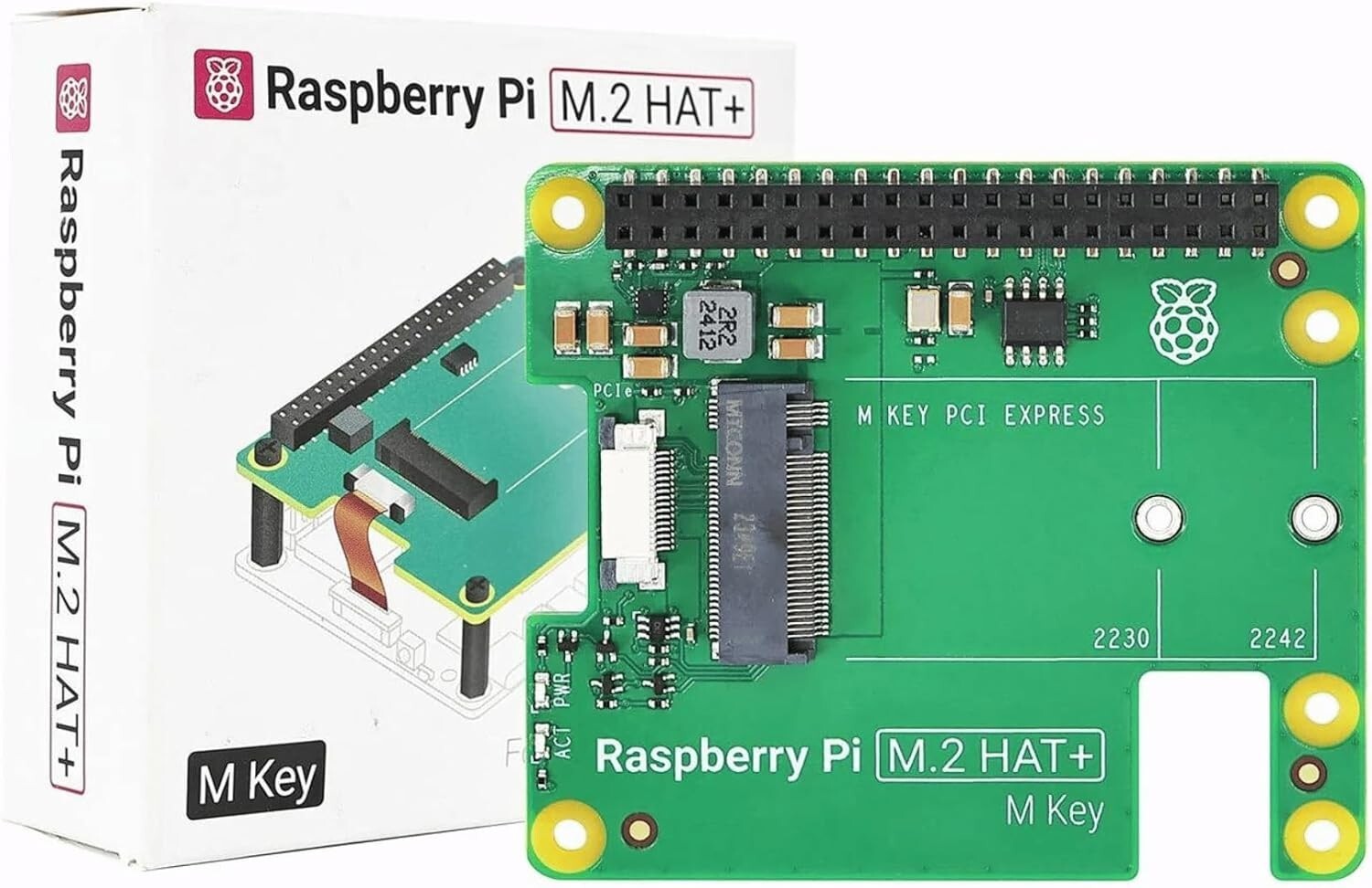 NEW Official Raspberry Pi 5 PCIe To M.2 HAT (SC1166) -  US Seller 🇺🇸