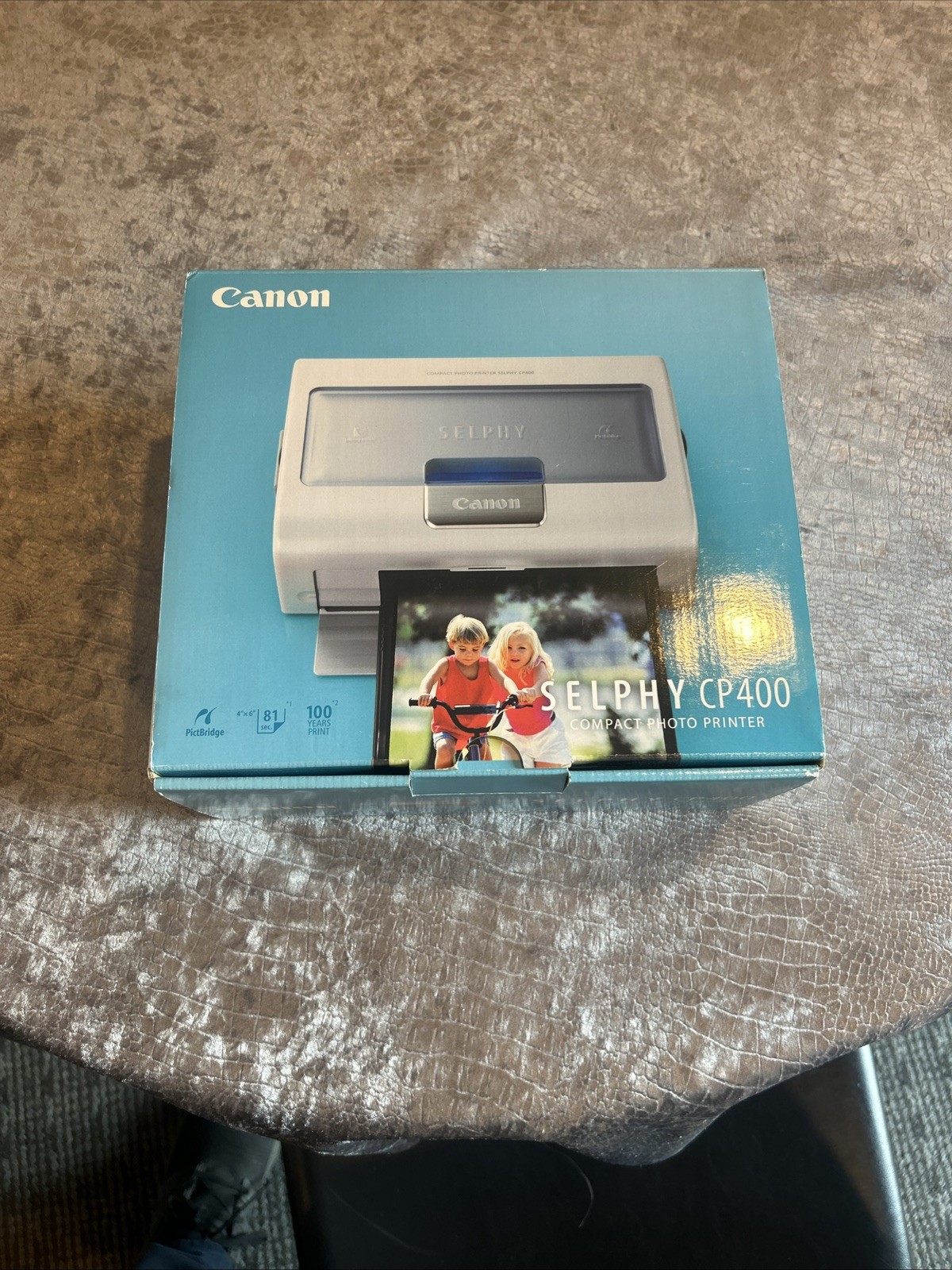 Canon Selphy CP400 Compact Photo Printer, Dye-Sublimation, Portable