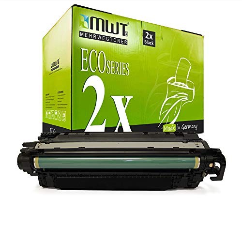 Eurotone 2x Black Laser Toner Cartridge Compatible With HP CE740A 307A CP5225