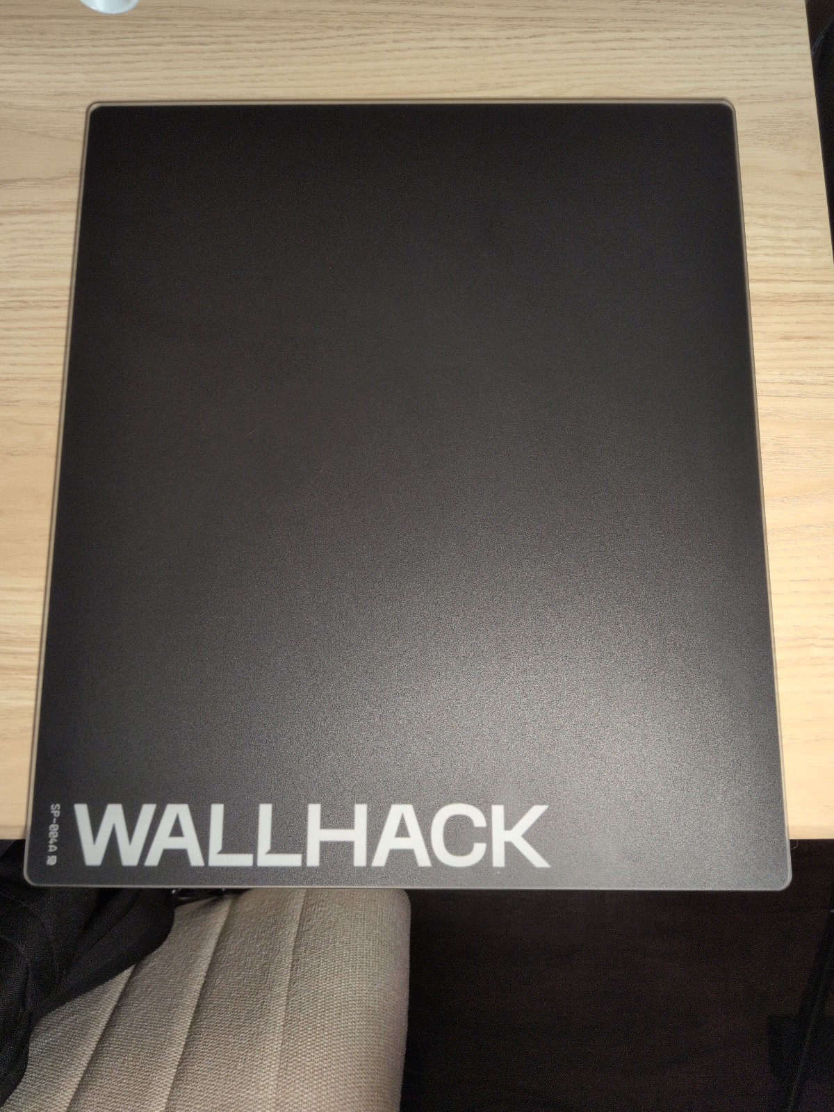 WALLHACK SP-004A Speed-Focused Tempered Glass Mouse Pad Gently Used No Box
