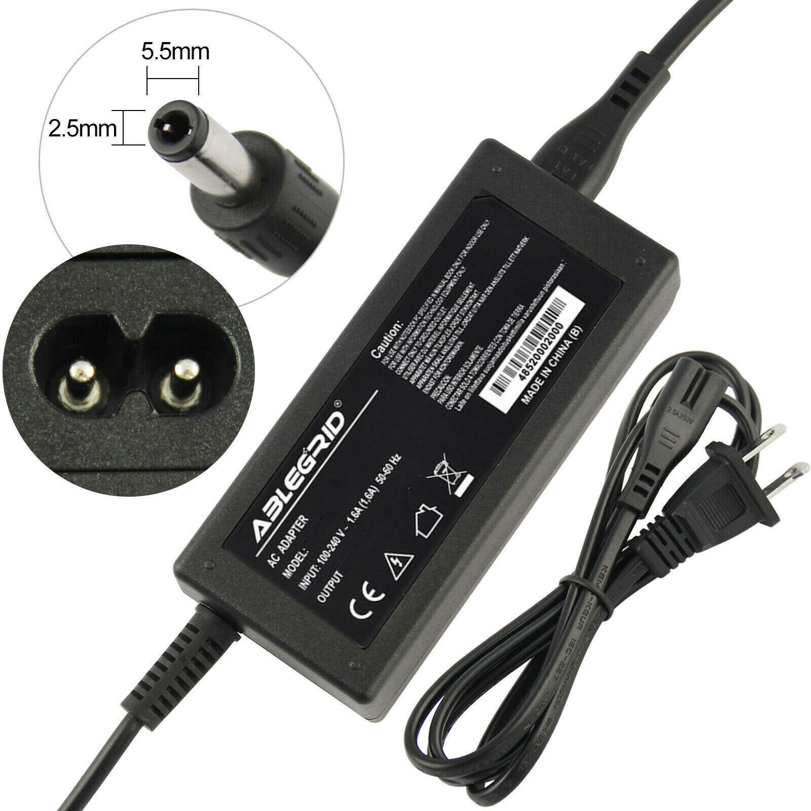 AC Adapter Charger Power For Toshiba Satellite C55D-A5380 C55D-A5381 E45T-A4200
