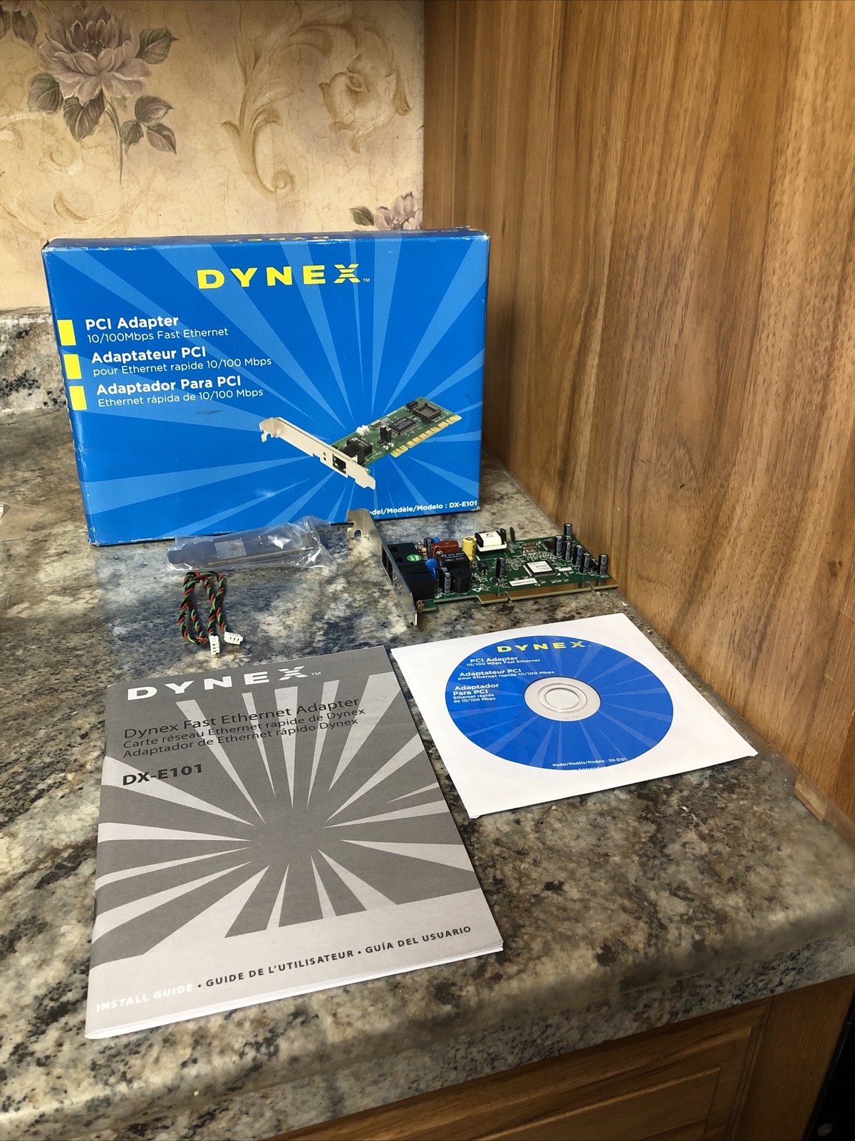 Open Box Dynex DX-E101 Desktop 10/100 Ethernet PCI Adapter