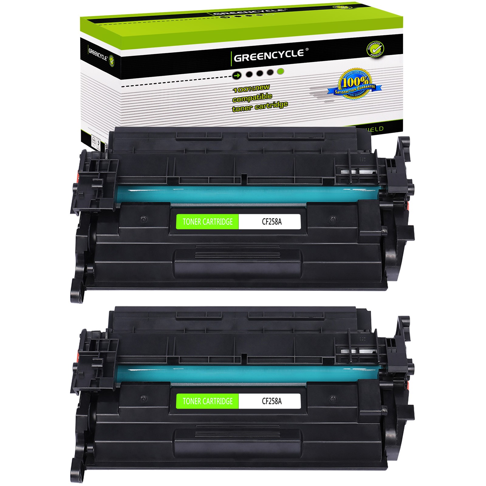 2PK Toner (NEW Chip) for HP CF258A LaserJet Pro M404n M404dw MFP M428dw M428fdn