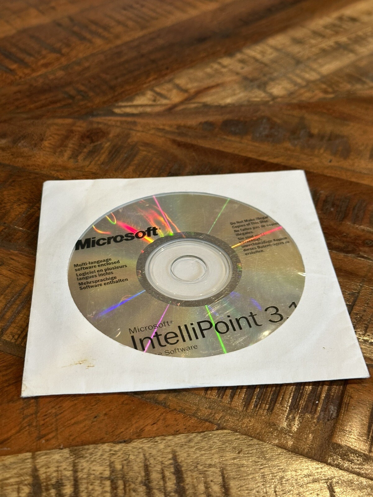 Genuine Microsoft IntelliPoint 3.1 Mouse Software CD-ROM