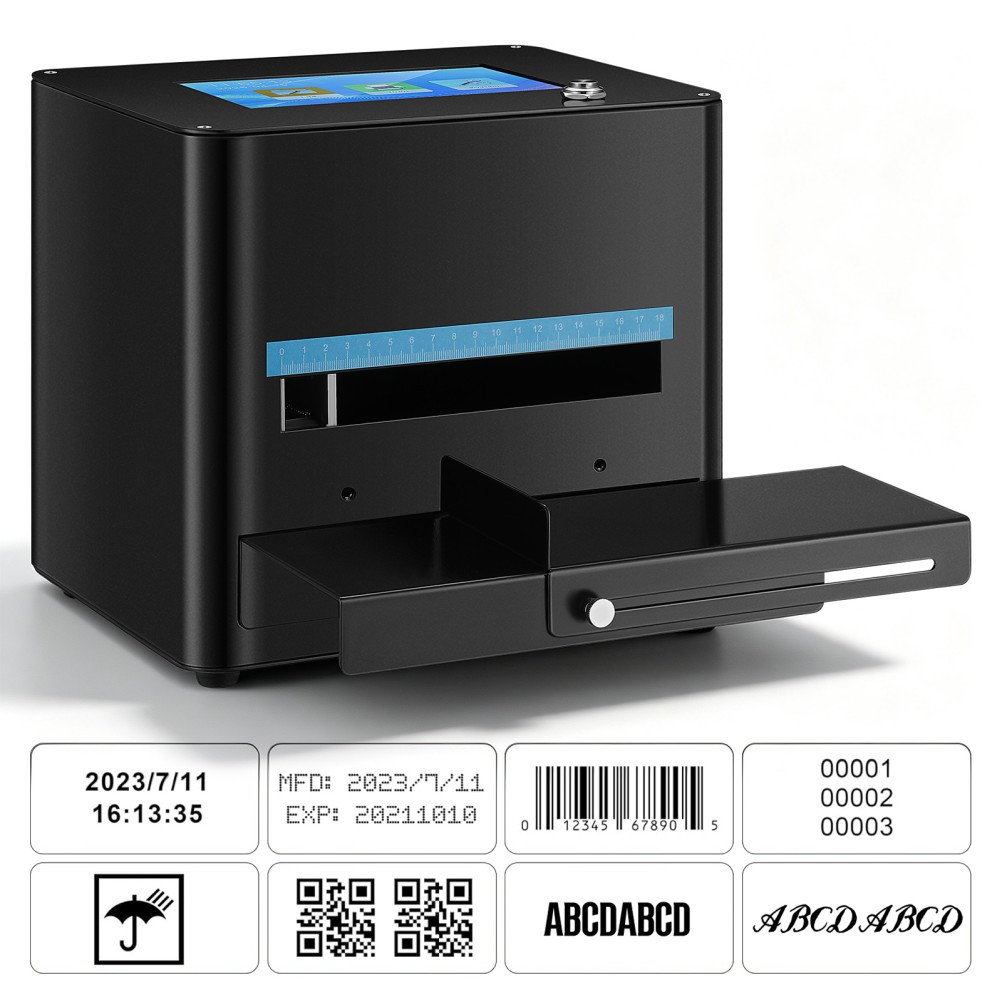 3Mode Desktop Inkjet Printer Production Date QR Code Batch Number Coding Machine