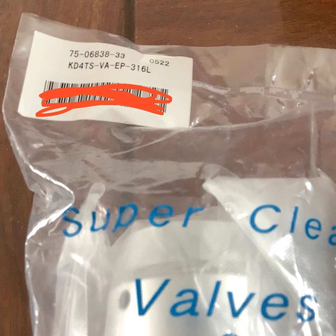 1PC Brand New KD4TS-VA-EP-316L Kitz Valve Fast transportation
