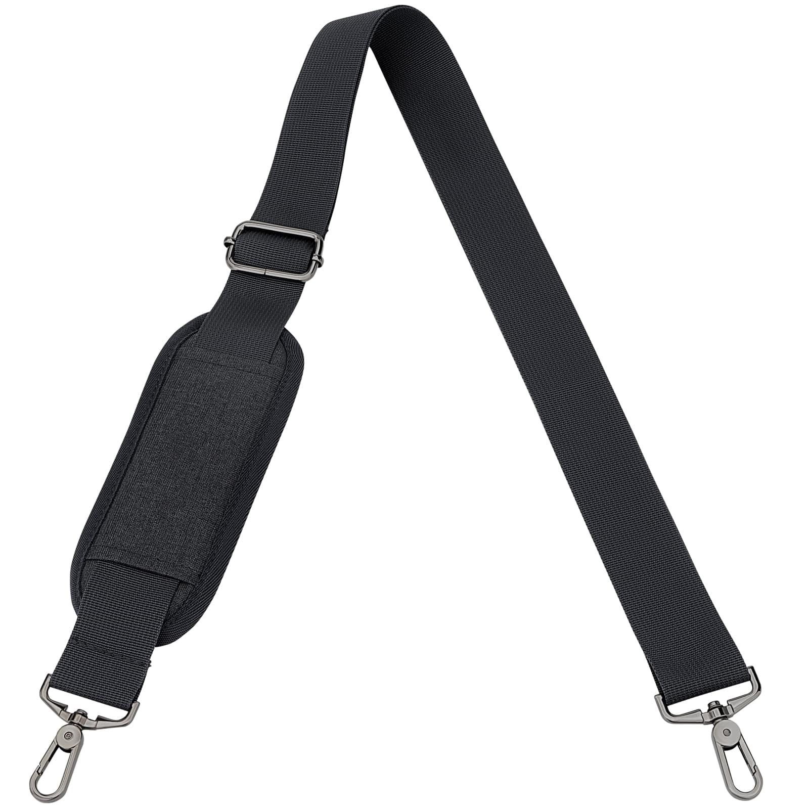 RAINYEAR 59 Inch Shoulder Strap Replacement Strap for Laptop Bag, Black