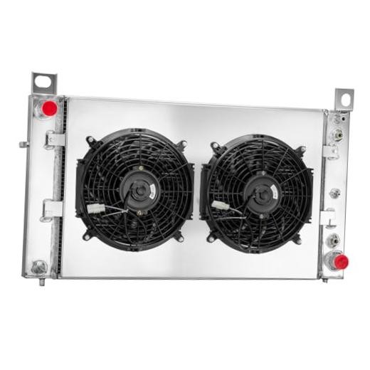 3-Row Aluminum Radiator & Shroud Fan for 1999-2013 Chevy Silverado 1500/Tahoe