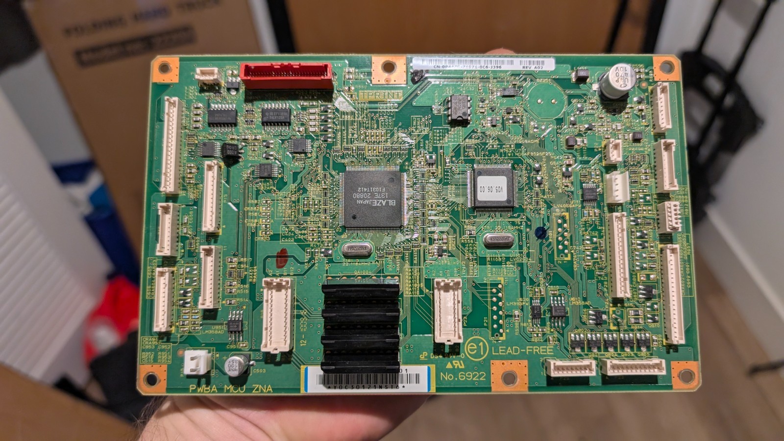 Dell 3130cn MCU Engine Control Board Logic Motherboard | P447D X786D PWBA MCU ZN