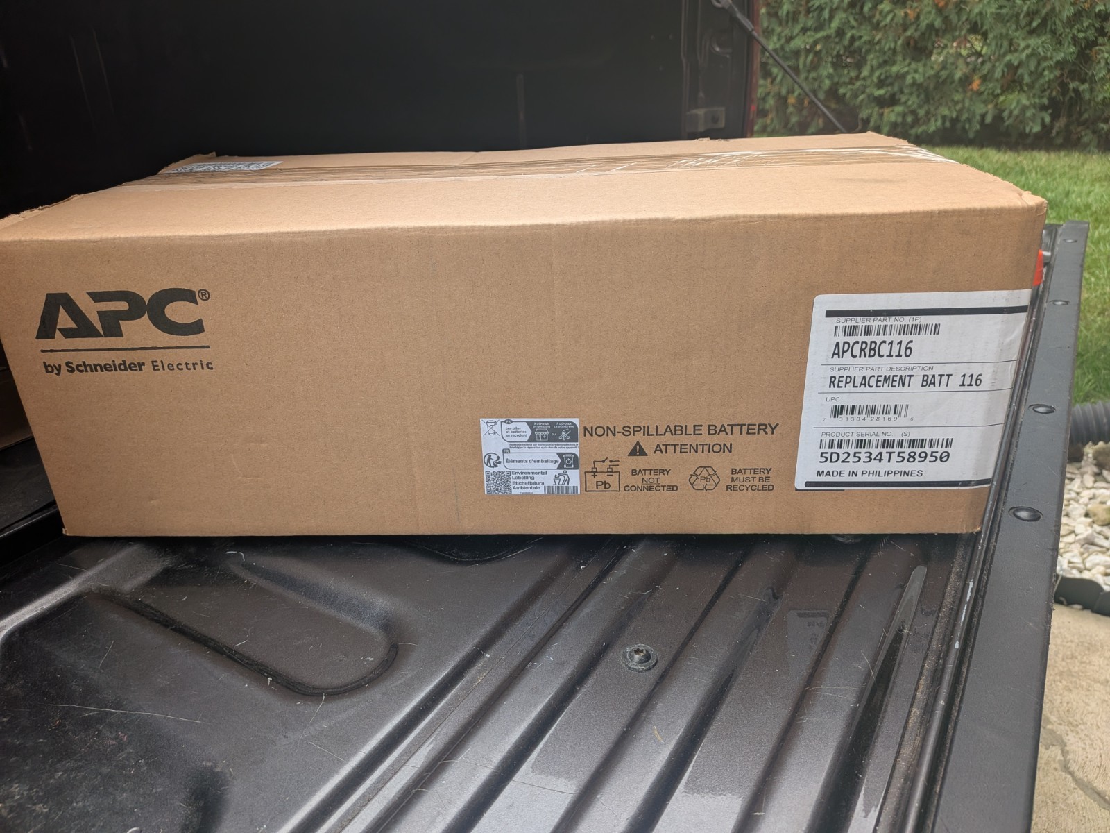 APC by Schneider APCRBC116 Replacement Battery Cartridge
