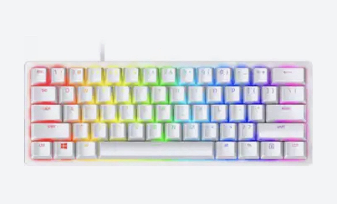 NEW Razor Huntsman Mini  (Mercury 60% Optical Gaming Keyboard)