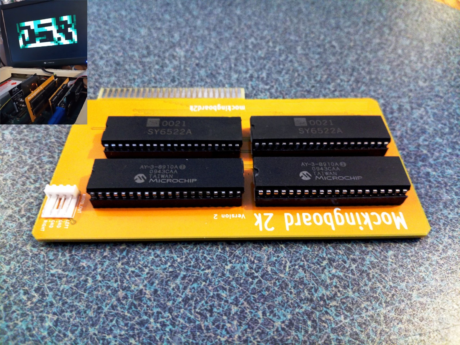 Apple II Mockingboard 2K Sound Card  - Stereo Audio 6 independent voices NEW
