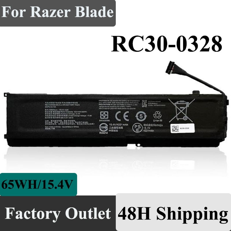 RC30-0328 65Wh Battery For Razer Blade 15 Base 2020 2021 RZ09-0328 RZ09-0369