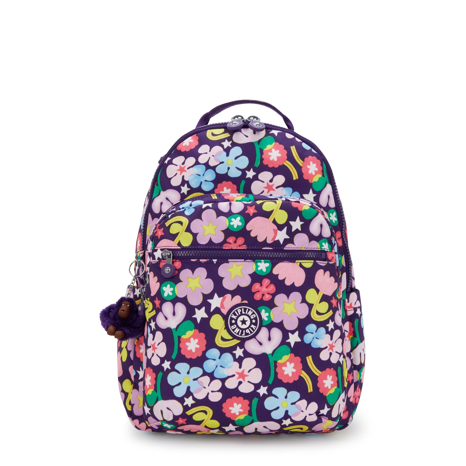 Kipling Womens Seoul Prt 15 Laptop Backpack Durable Roomy Padded Shoulder