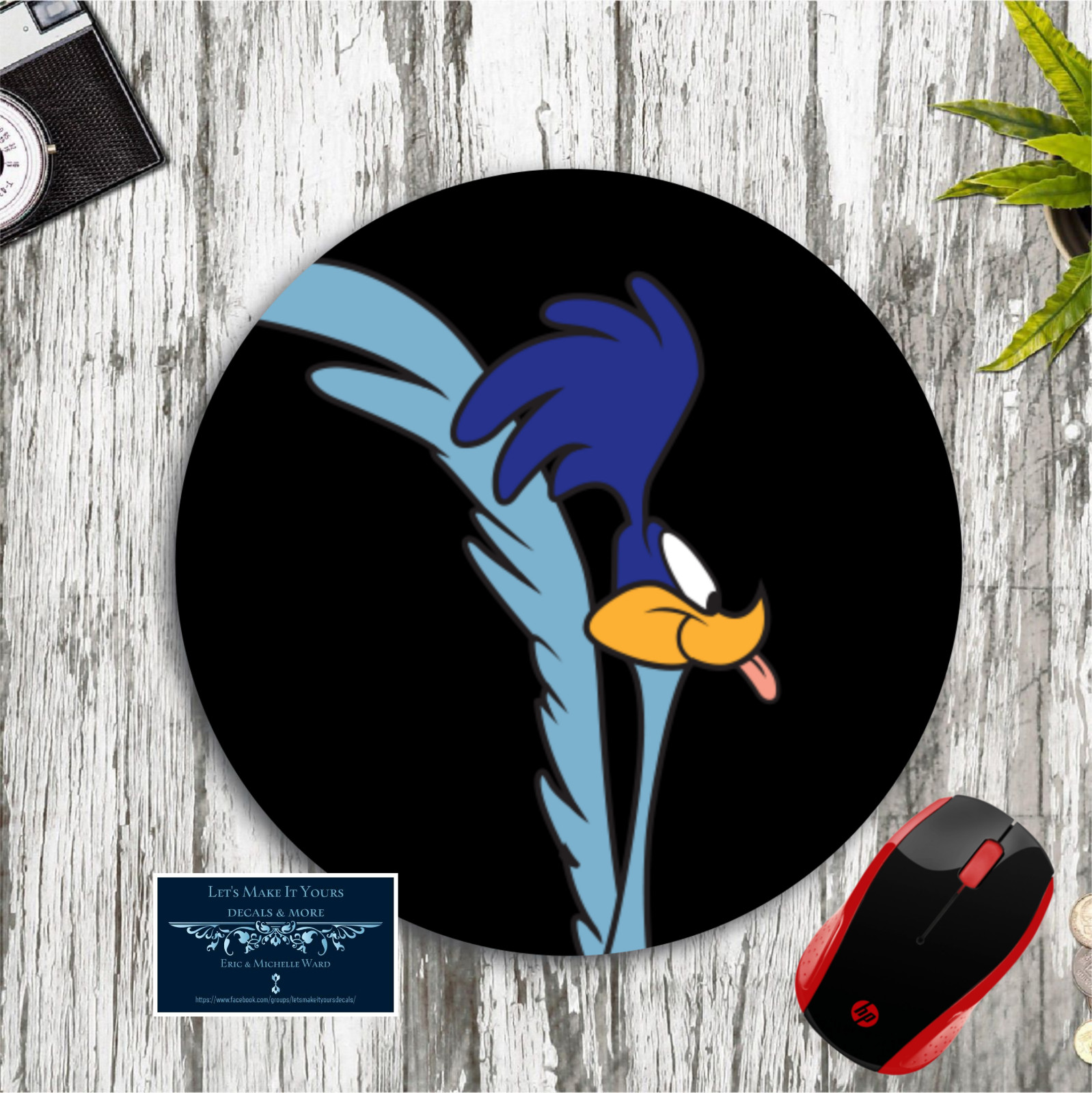 ROADRUNNER LOONEY TUNES CUSTOM DESK MAT MOUSE PAD PC GAMING HOME SCHOOL OFFICE