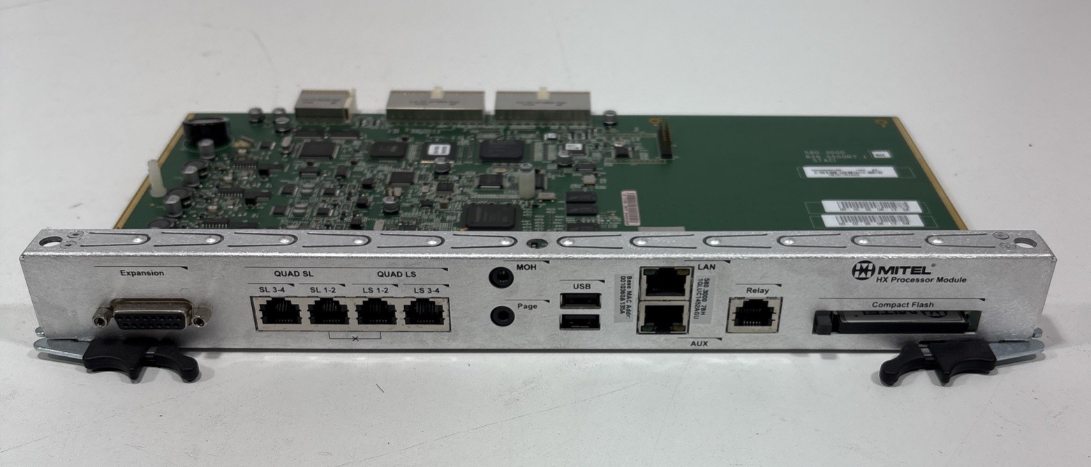 Mitel 5000 HX Processor Module 580.3000 W/ 2GB Compact Flash