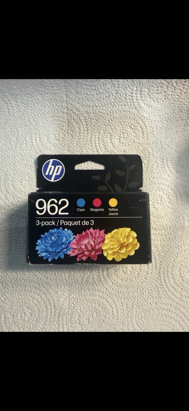 Genuine Authentic HP 962 3-Pack Ink Tri Color Ink - SEALED - EXP 2028