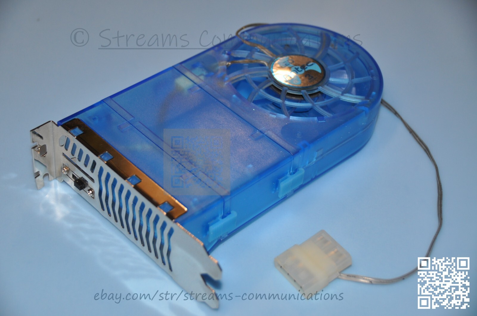 LED Antec 3 Speed Desktop Cooling Fan w. Power Connector