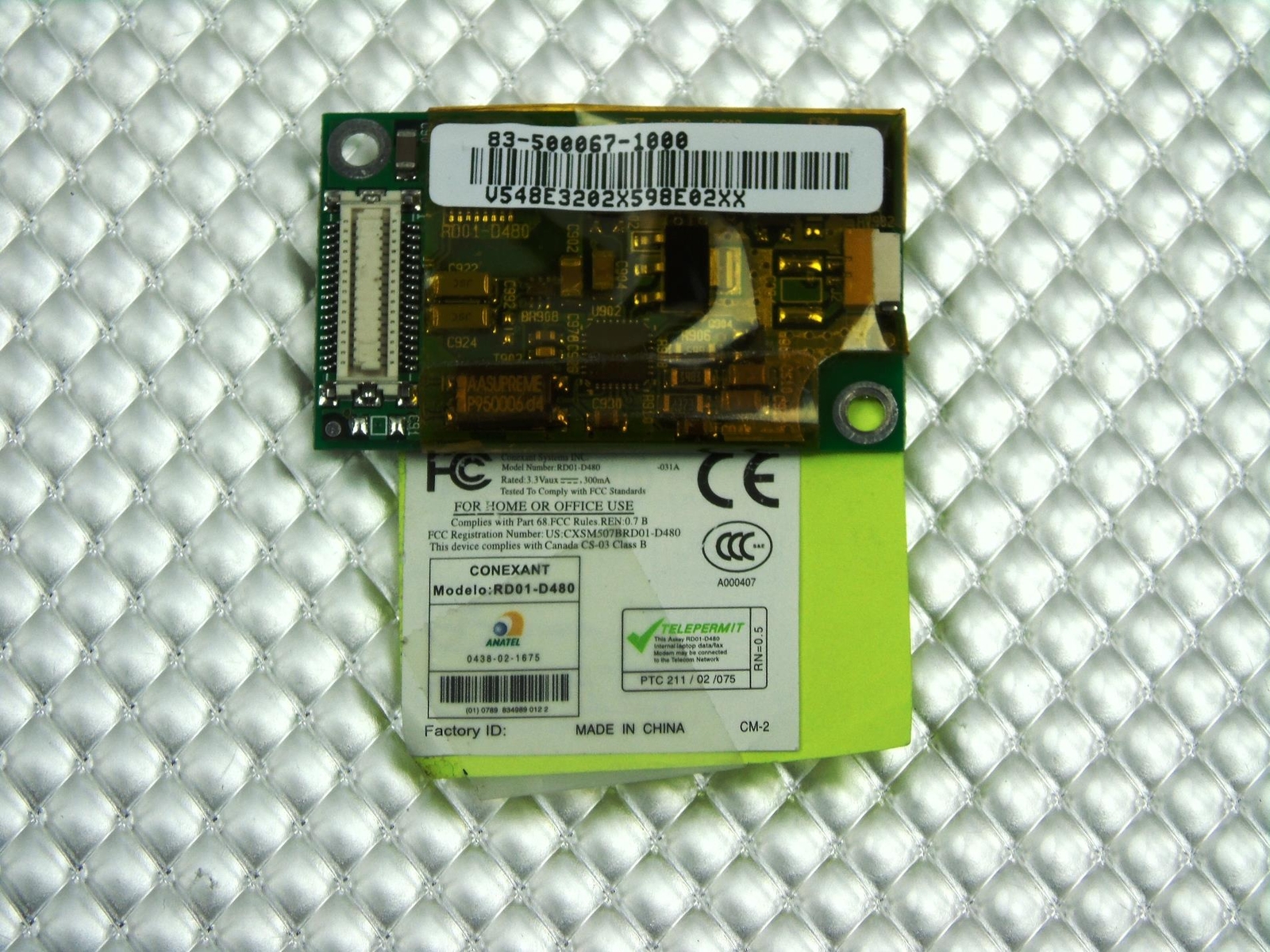 Gateway 4028GZ Notebook Laptop Modem Card - 83-500067-1000