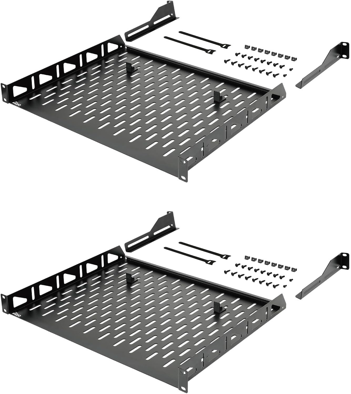 1U Rack Shelf,19 Inch Rack Shelf 14 Inch Depth,Rack Mount Shelf