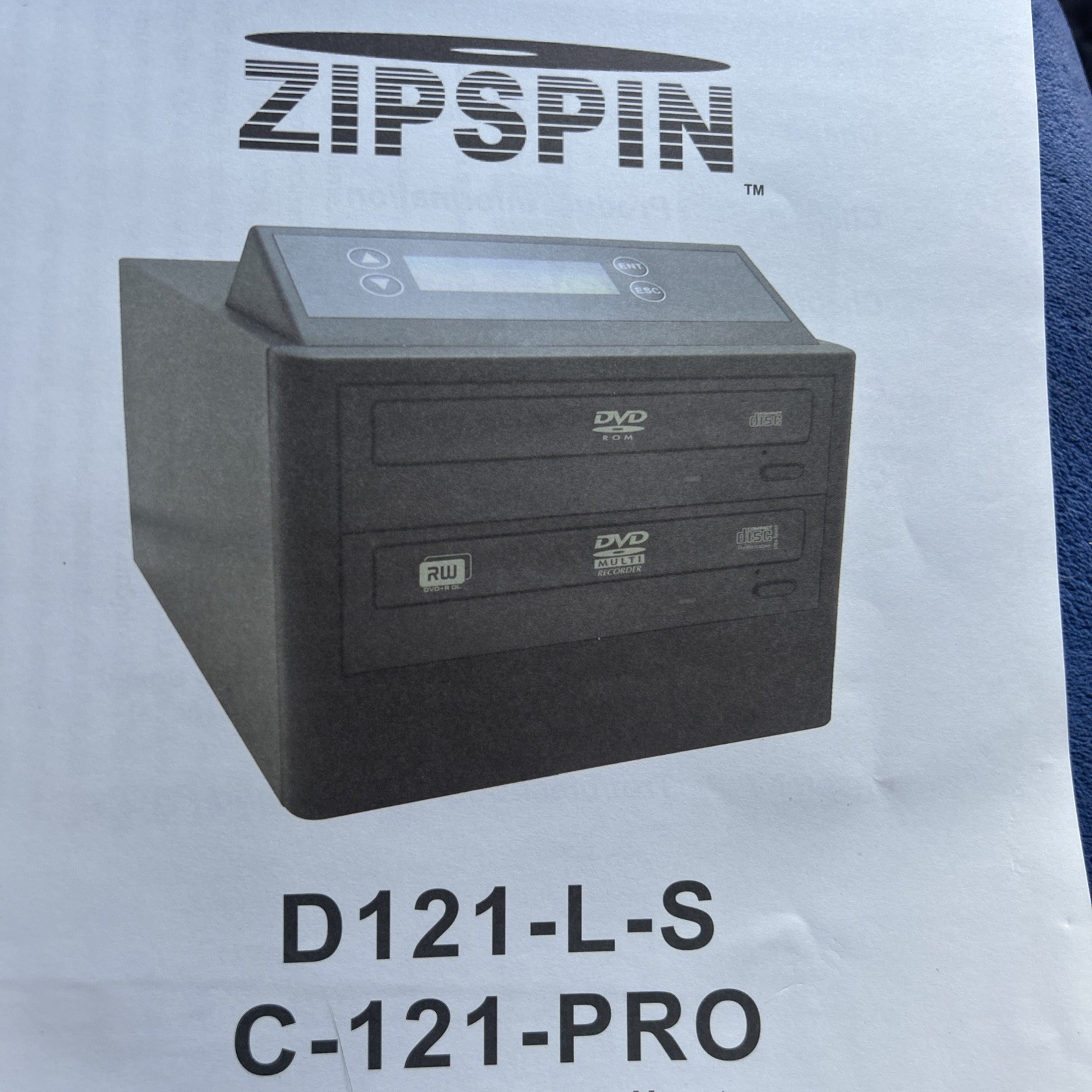 ZipSpin CD/DVD Disc Duplicator C-121-Pro 