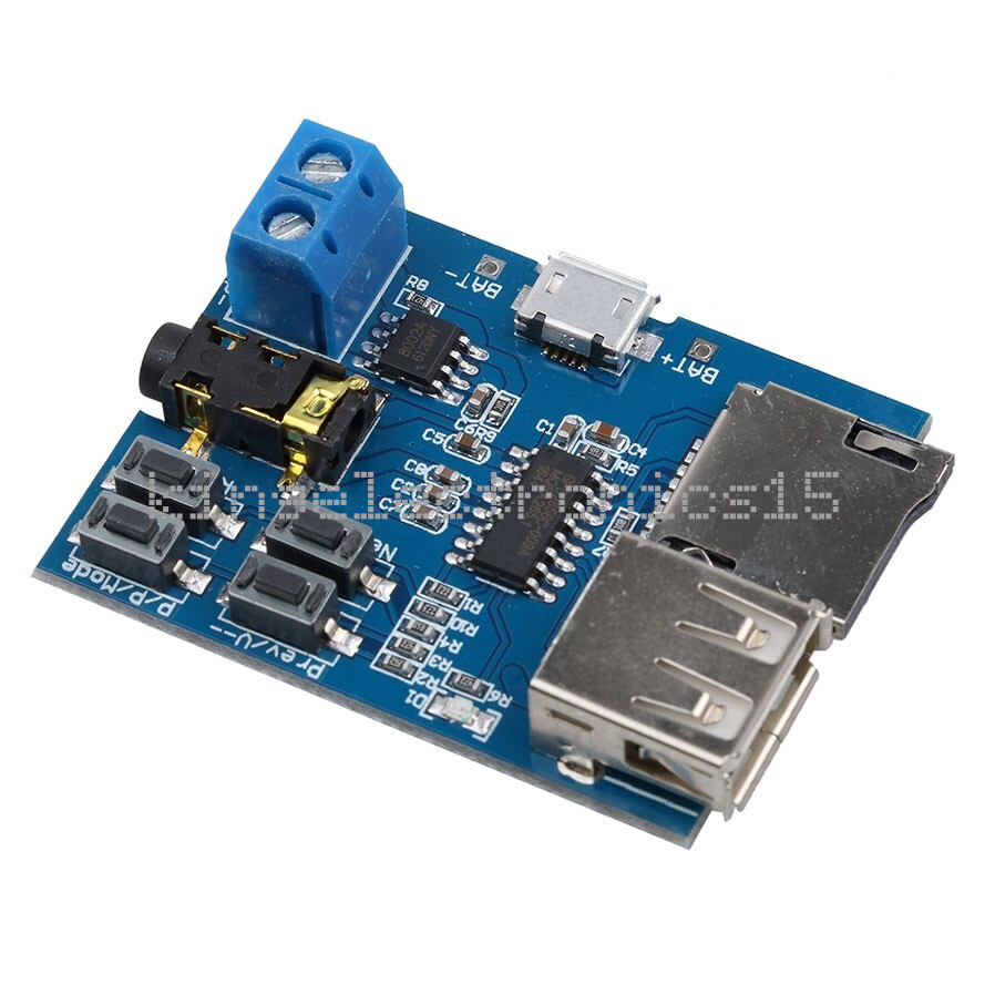 TF Card U Disk MP3 Format Decoder Board Aamplifier Decoding Audio Player Module