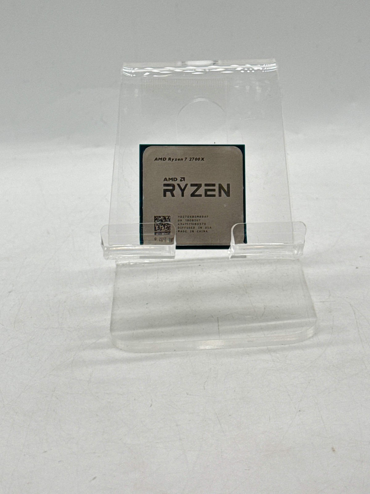 AMD Ryzen 7 2700X 3.70GHz 8-Core 16-Thread AM4 Desktop CPU YD270XBGM88AF - Used