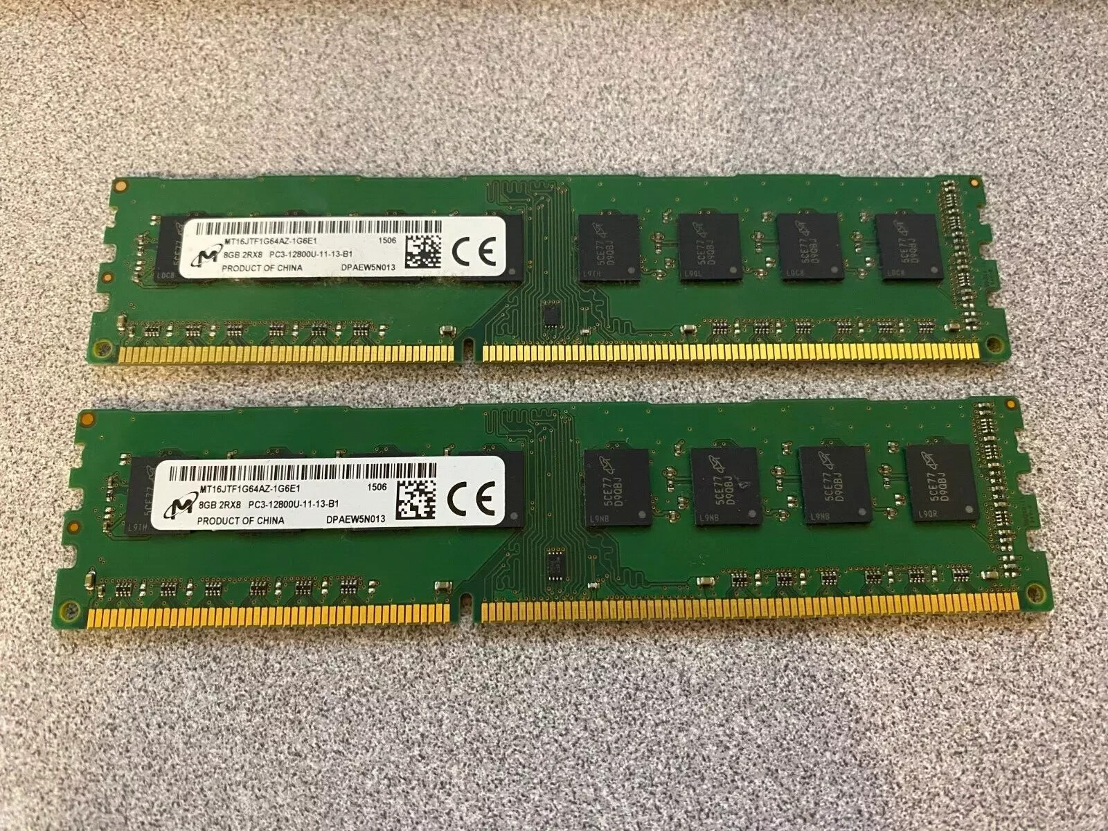 16GB 2X8GB DDR3 PC3L-12800U Desktop Memory Ram DELL HP LENOVO ACER GATEWAY