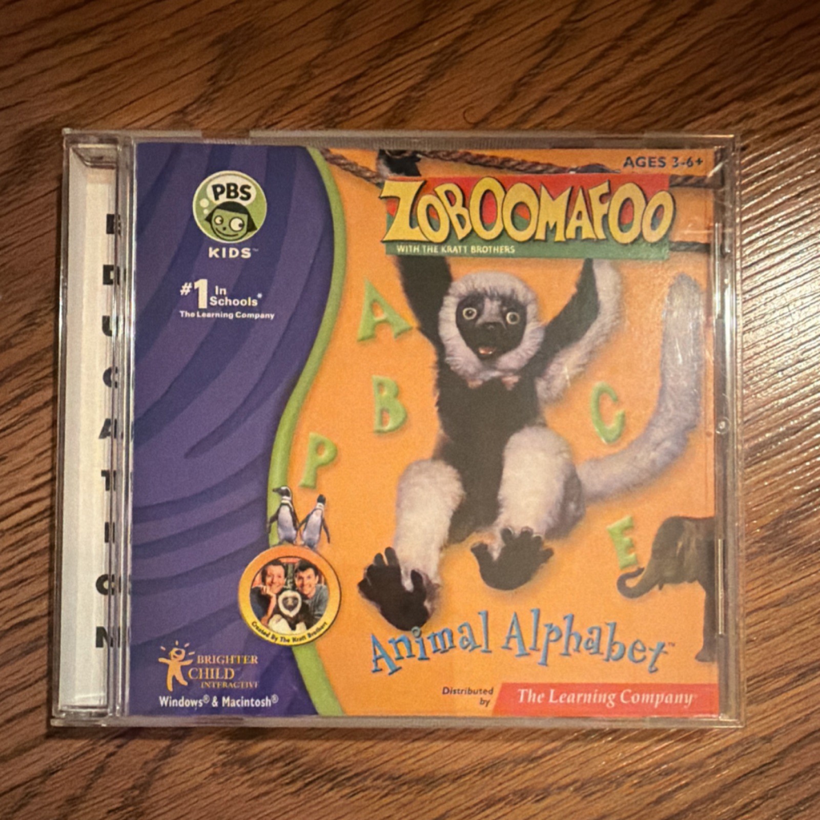 Video Game PC Zoboomafoo Animal Alphabet Discover animal a to z 