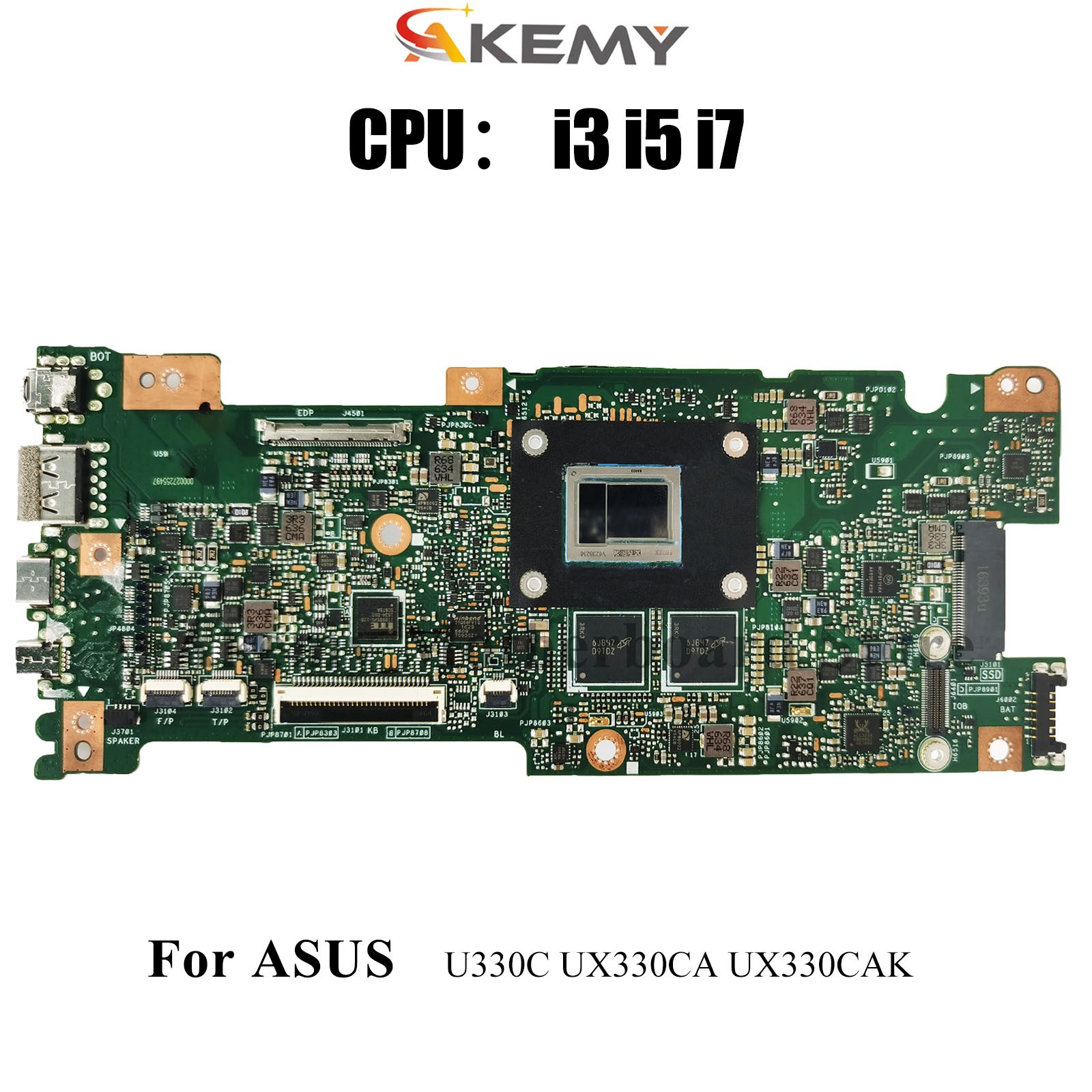 UX330CA Laptop Motherboard For ASUS U330C UX330CAK Mainboard W/ i3 i5 i7 CPU