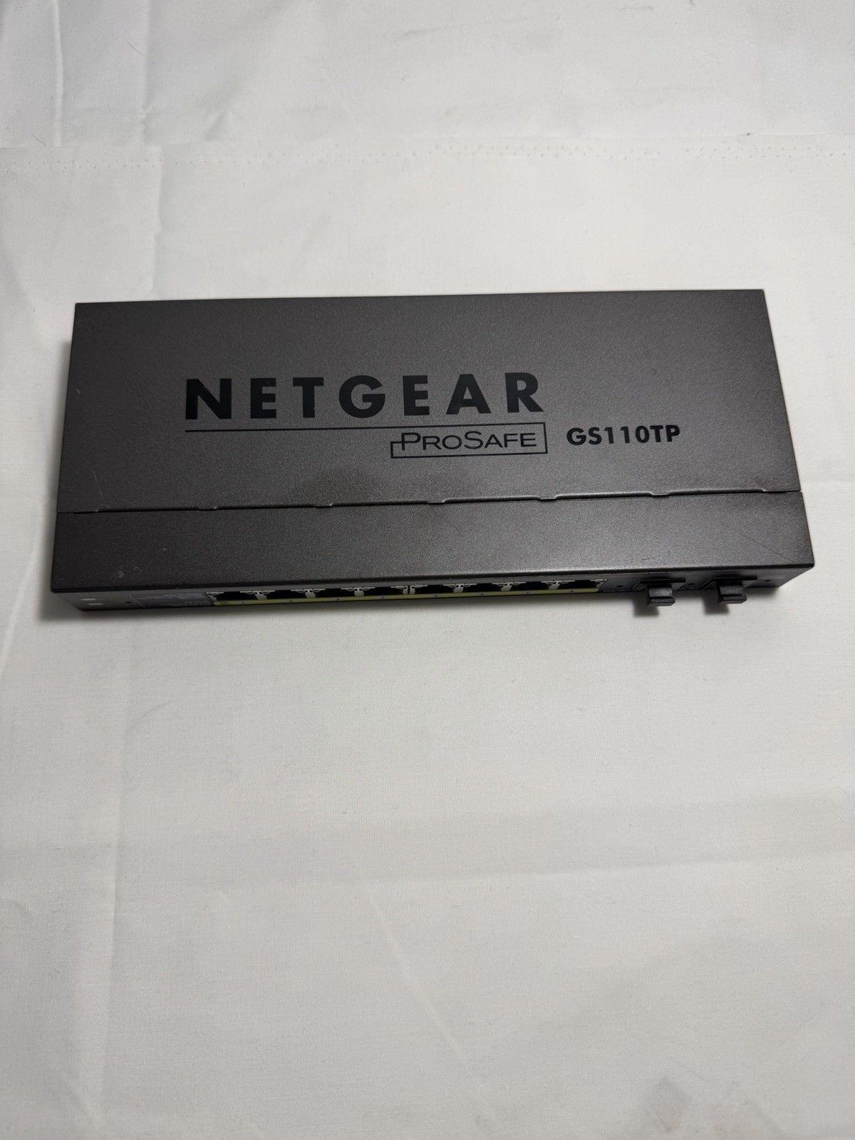 Netgear Prosafe GS110TP V2 8-Port Gigabit PoE 2x SFP Managed Switch w AC Adapter