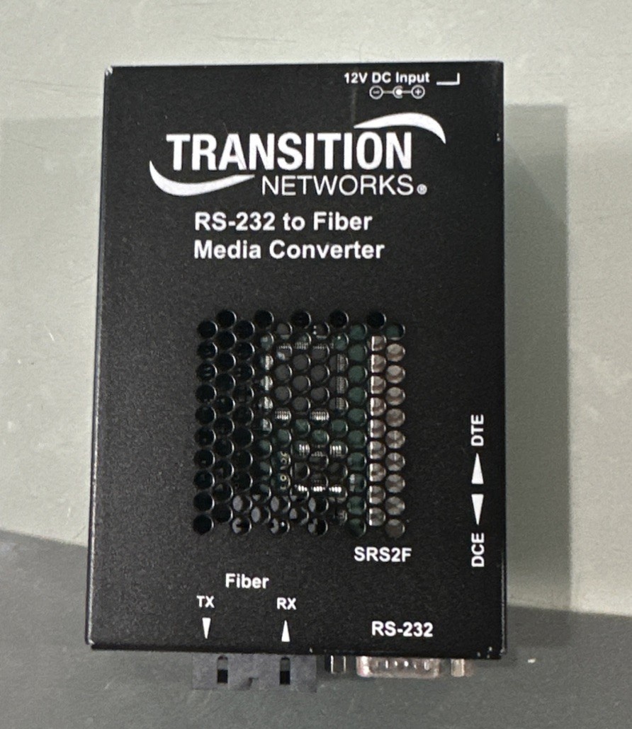 Transition Networks RS-232 to Fiber Media Converter 