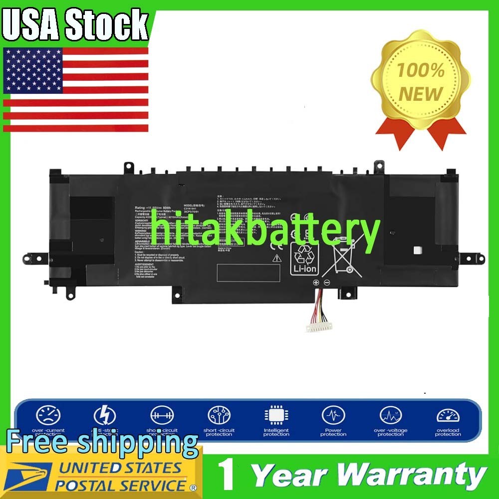 Battery For ASUS ZenBook Flip14 UX434 UX463FL UX463FA Q427 Q427F Q427FL C31N1841
