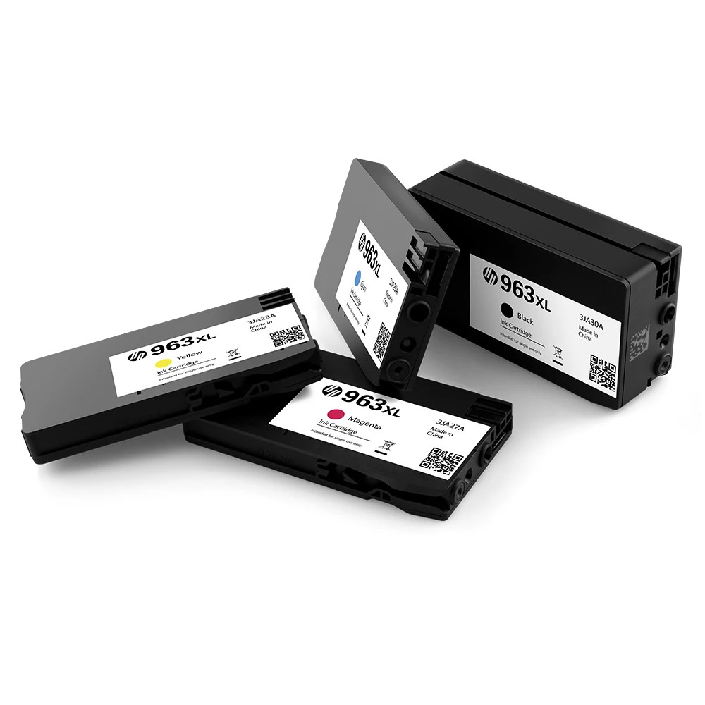 New 963XL Ink Cartridges With Chip for HP Office 9010 9012 9013 9014 printer 4pc