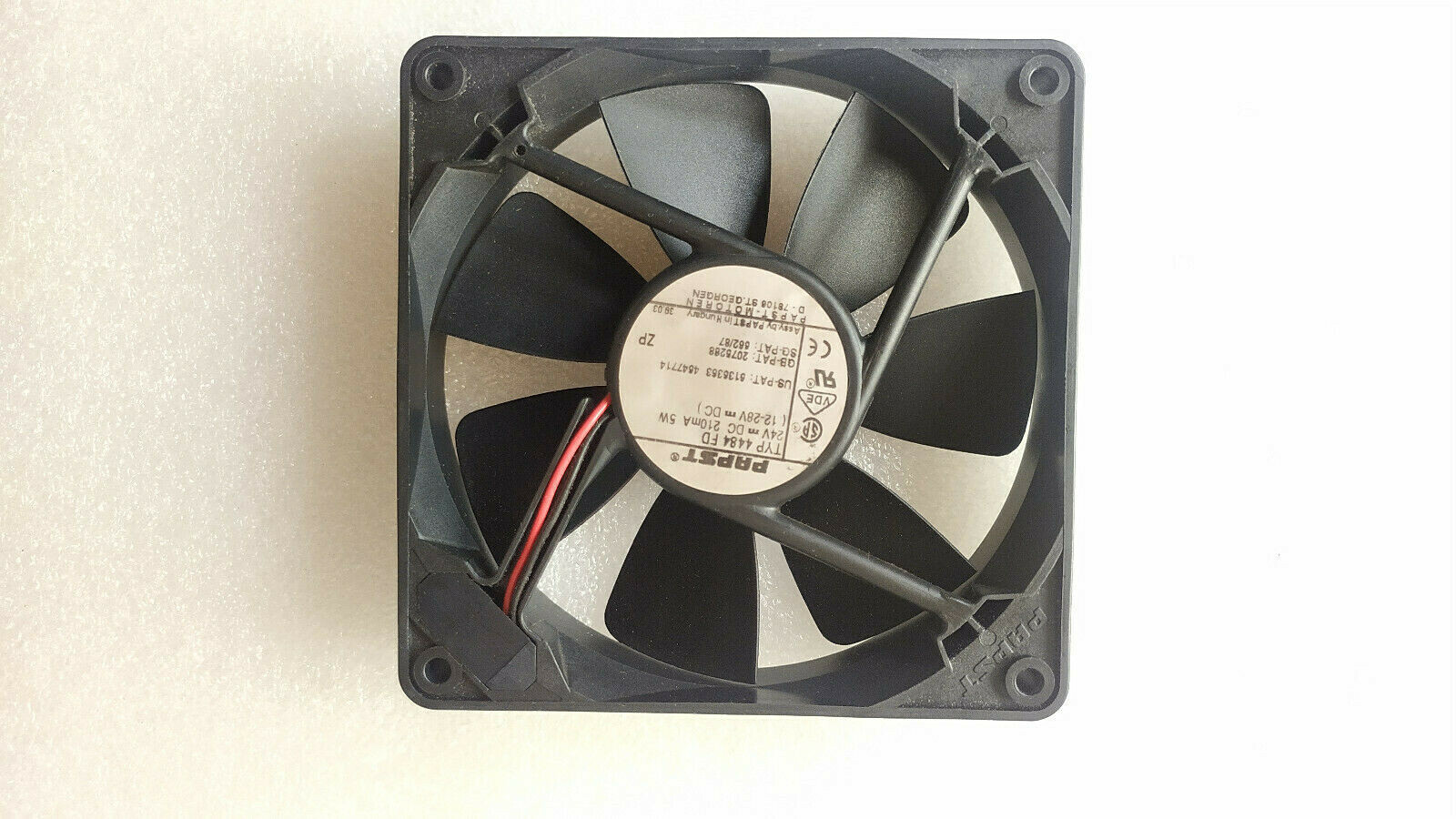 PAPST TYP 4484FD 24V 210mA 5W 12CM inverter cooling fan