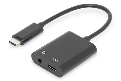 AK-300400-002-S DIGITUS USB Type-C Adapter / Converter, to + 3.5mm Jack ~D~
