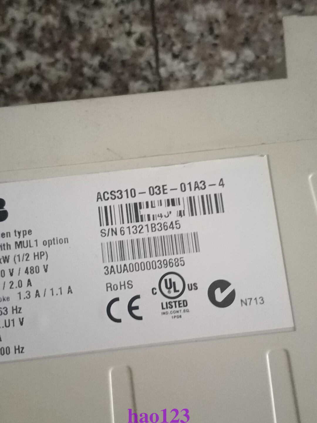 ACS310-03E-01A3-4 Inverter Servo driver ACS310-03E-01A3-4 0.37KW New DHL/FedEx
