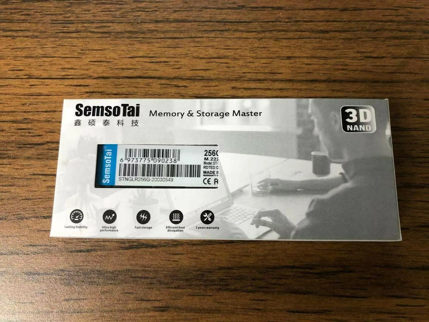 SemsoTai M2 256GB PCIe SATA 2280MM M.2 SSD Internal Solid State Drive Brand New