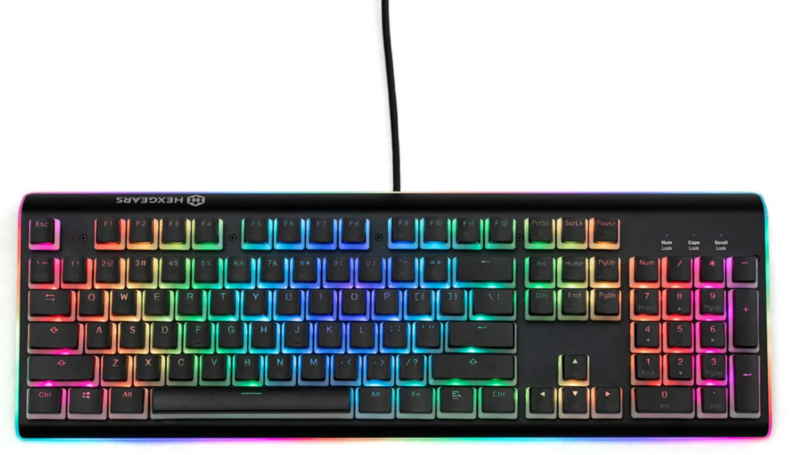 Hexgears Impulse V2 RGB Mechanical Keyboard Hot Swap PBT Keycaps Full Size