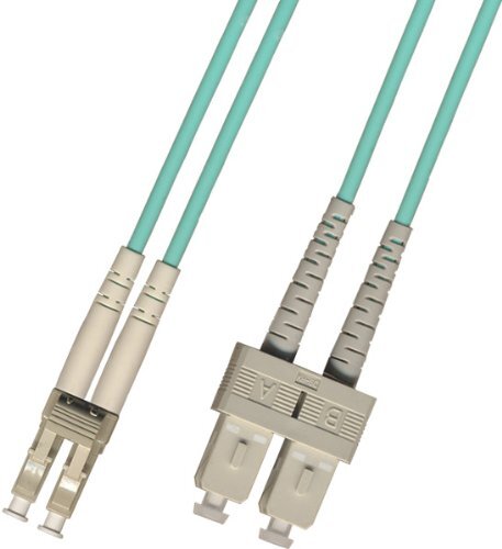 250M Multimode Duplex 10GB OM3 Fiber Optic Cable 50/125 LC SC Aqua Patch Cable