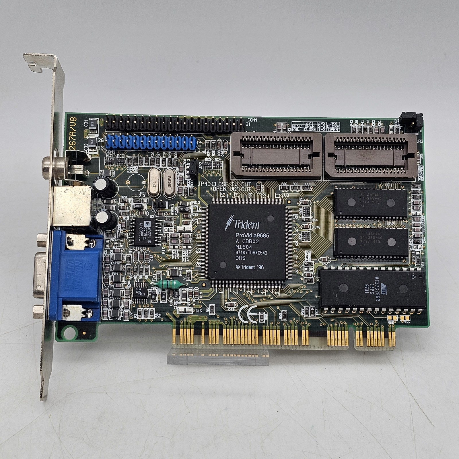 Jaton Trident Providia 9685 TVGA9685PCI 2MB Graphics Card