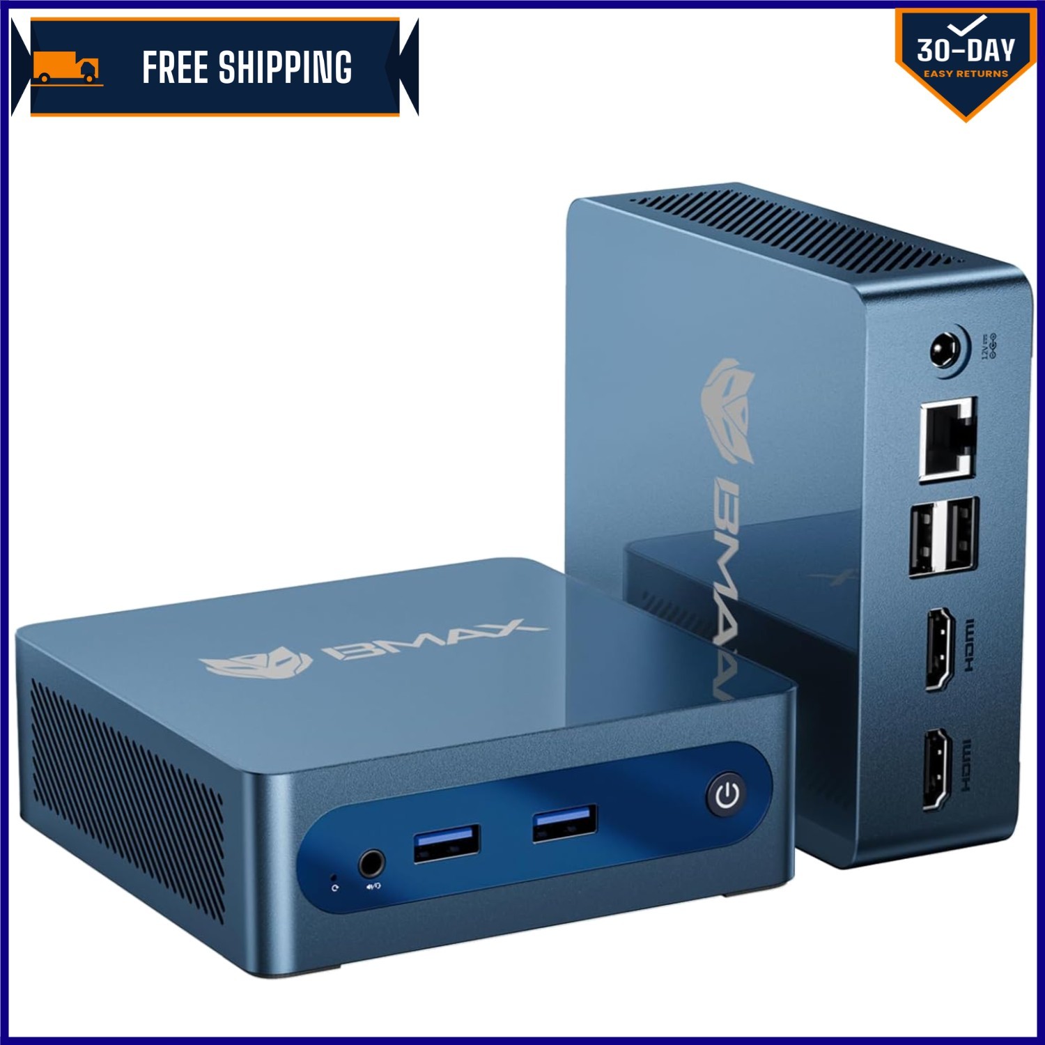 Ultra-Compact Intel Celeron Mini PC - 4K Support, M.2 SSD Expansion Available