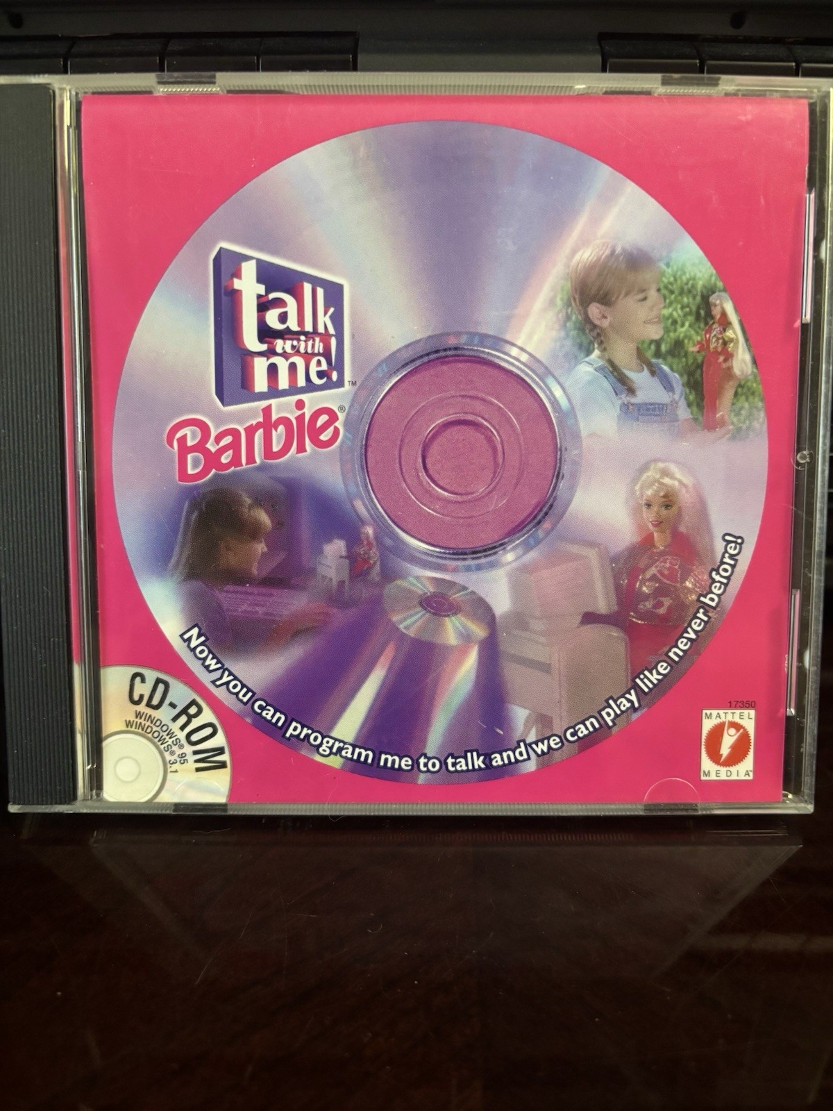 Mattel Media Talk With Me Barbie Kids CD-ROM PC Windows 3.1/95 English 1997