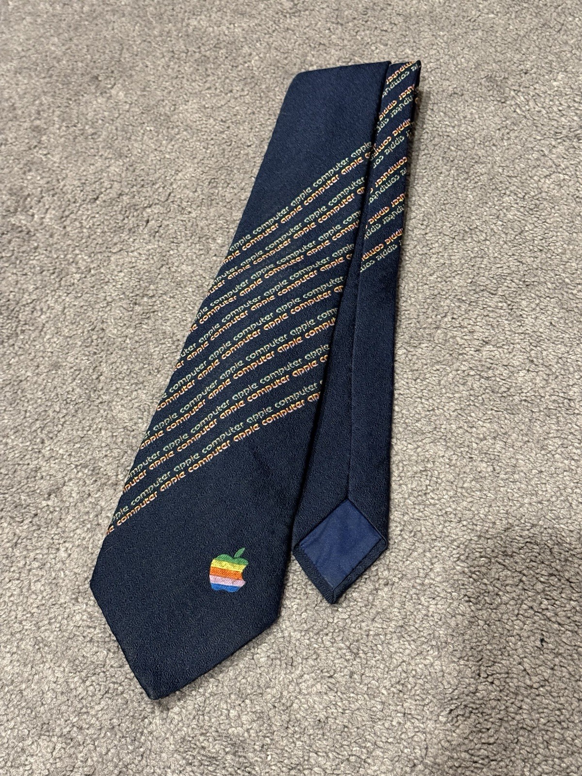 Vintage Apple Computer Logo Necktie - Extremely Rare