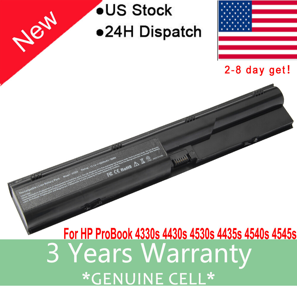 Battery for HP ProBook 4330s 4331s 4430s 4431s 4435s 4436s 4530s 4535s 4545s F