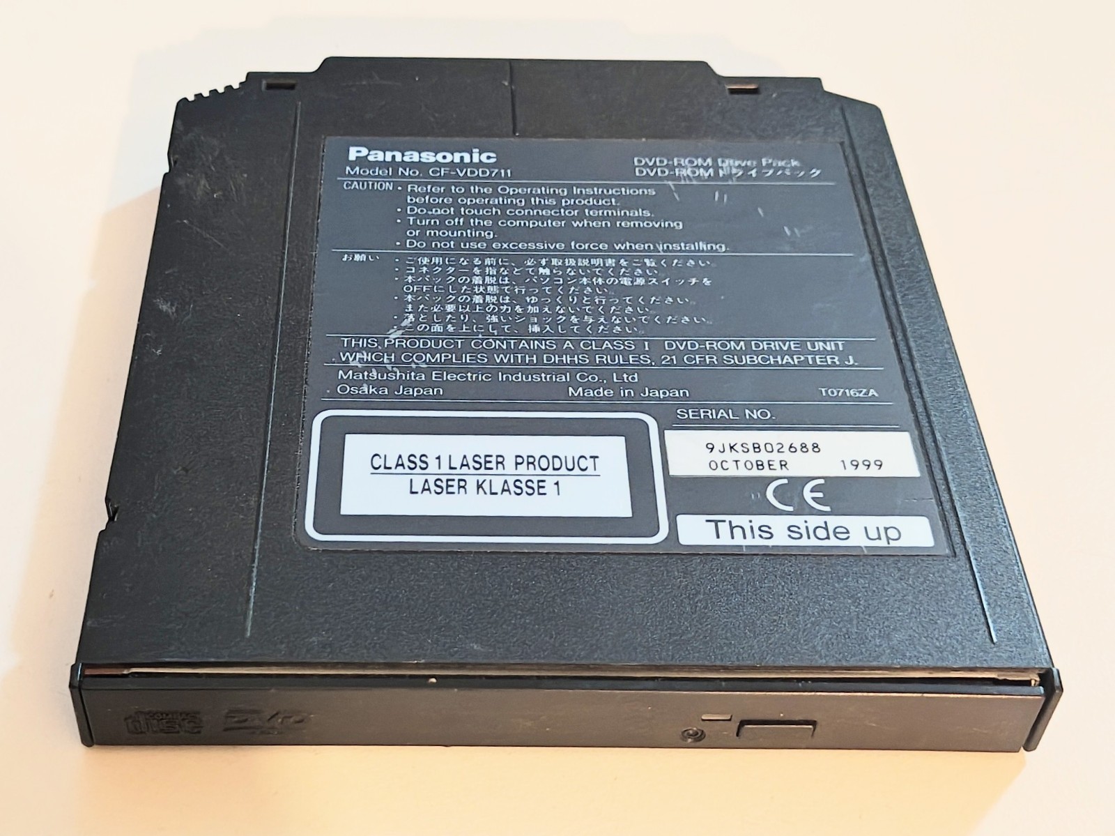 PANASONIC MODEL CF-VCD711 CD-ROM Pack/CD-ROM