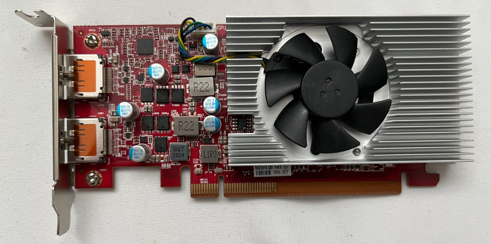 Dell Radeon RX 6300 2GB Low Profile LP Graphics Card GPU GDDR6 Single Slot