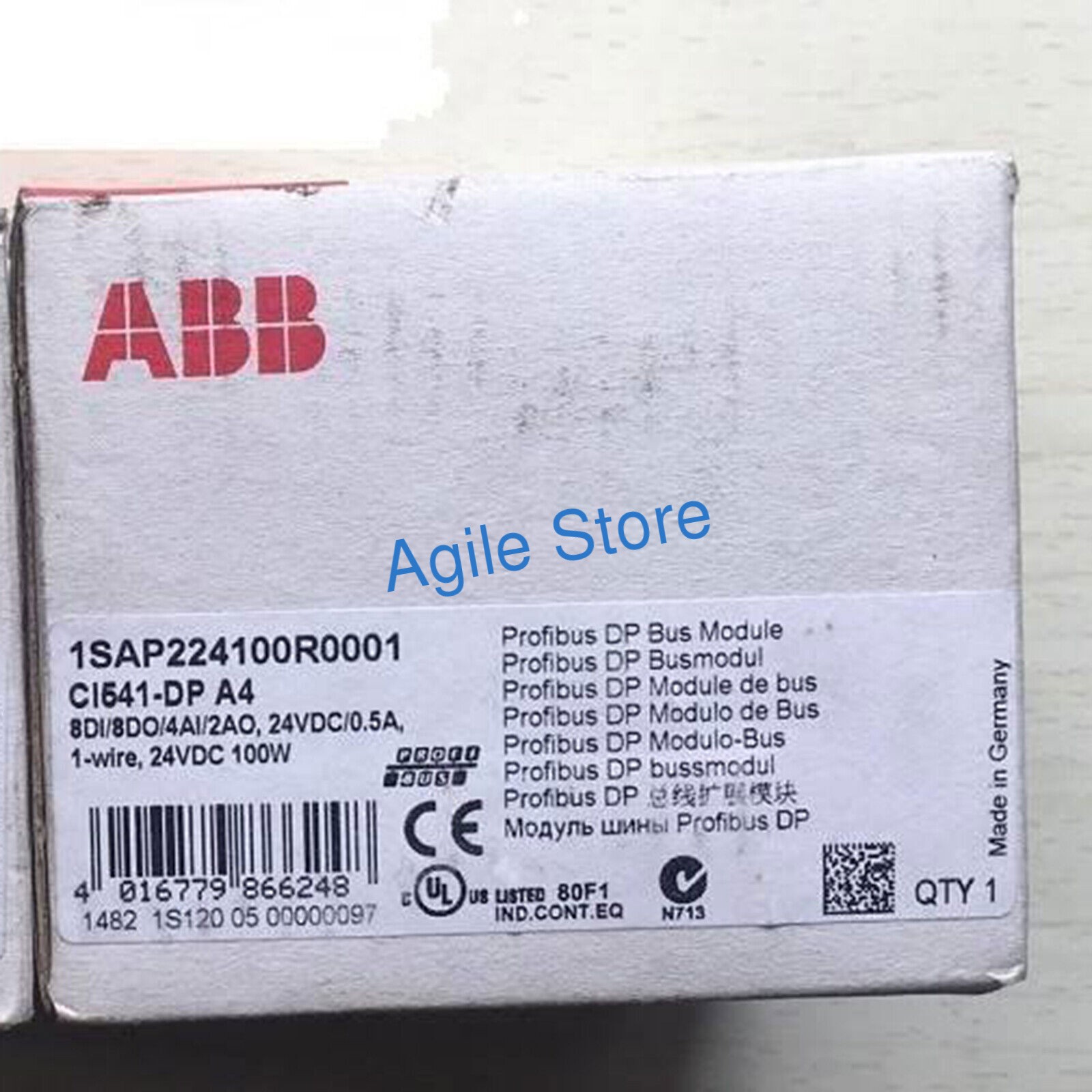 1PC New ABB 1SAP224100R0001 CI541-DP PLC Module Expedited Shipping